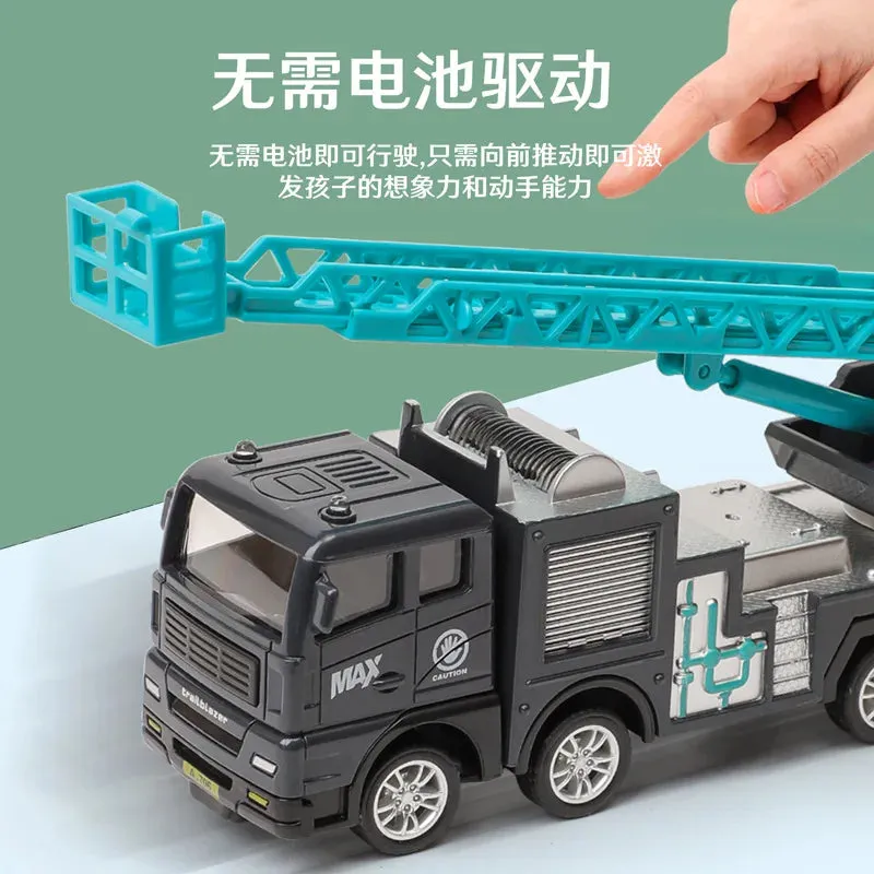1Pc Alloy City Maintenance Fleet Model Truck - Assortment