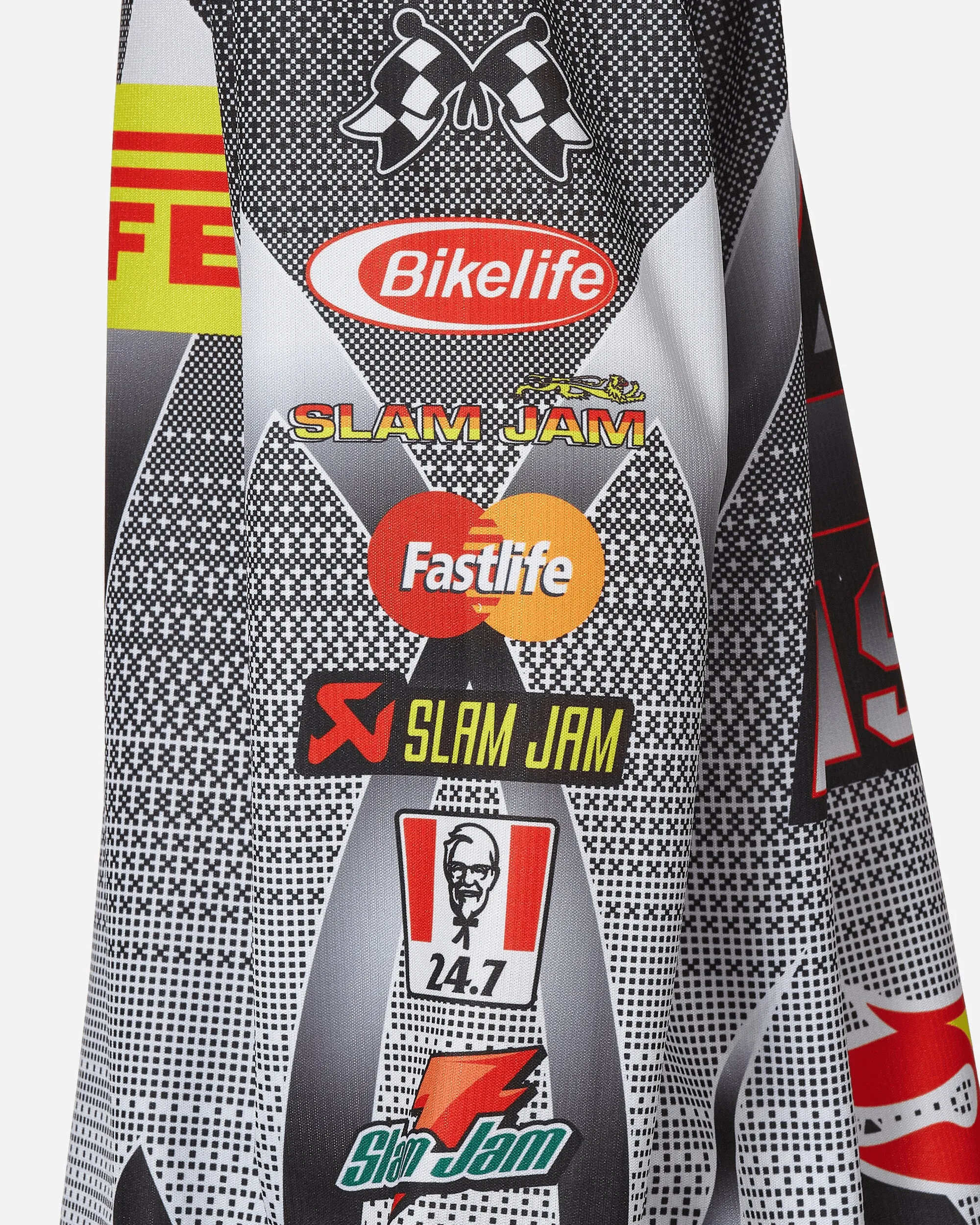 24.7 Fastlife Moto Longsleeve T-Shirt Anthracite / White