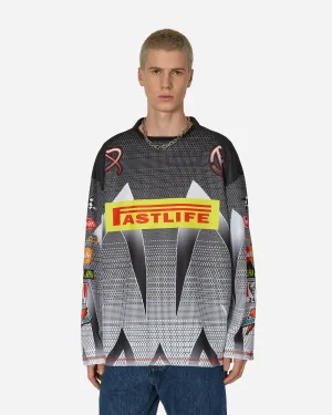 24.7 Fastlife Moto Longsleeve T-Shirt Anthracite / White
