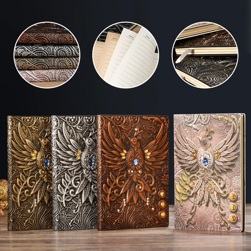 3D Phoenix Relief Notebook