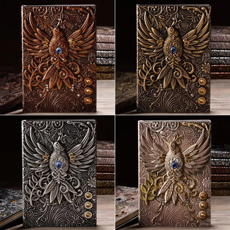 3D Phoenix Relief Notebook
