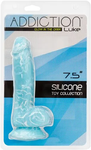 Addiction 100% Silicone Luke 7.5 Blue Gid "