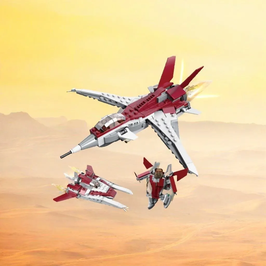 Air Fighter Building Blocks Toy 3-in-1