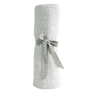 Alimrose - Muslin Cotton Swaddle Starry Night - Dove Grey