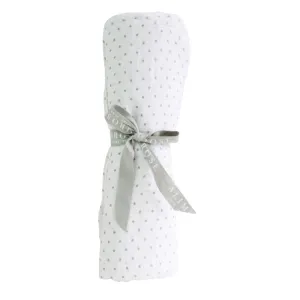 Alimrose - Muslin Swaddle - Grey Spot