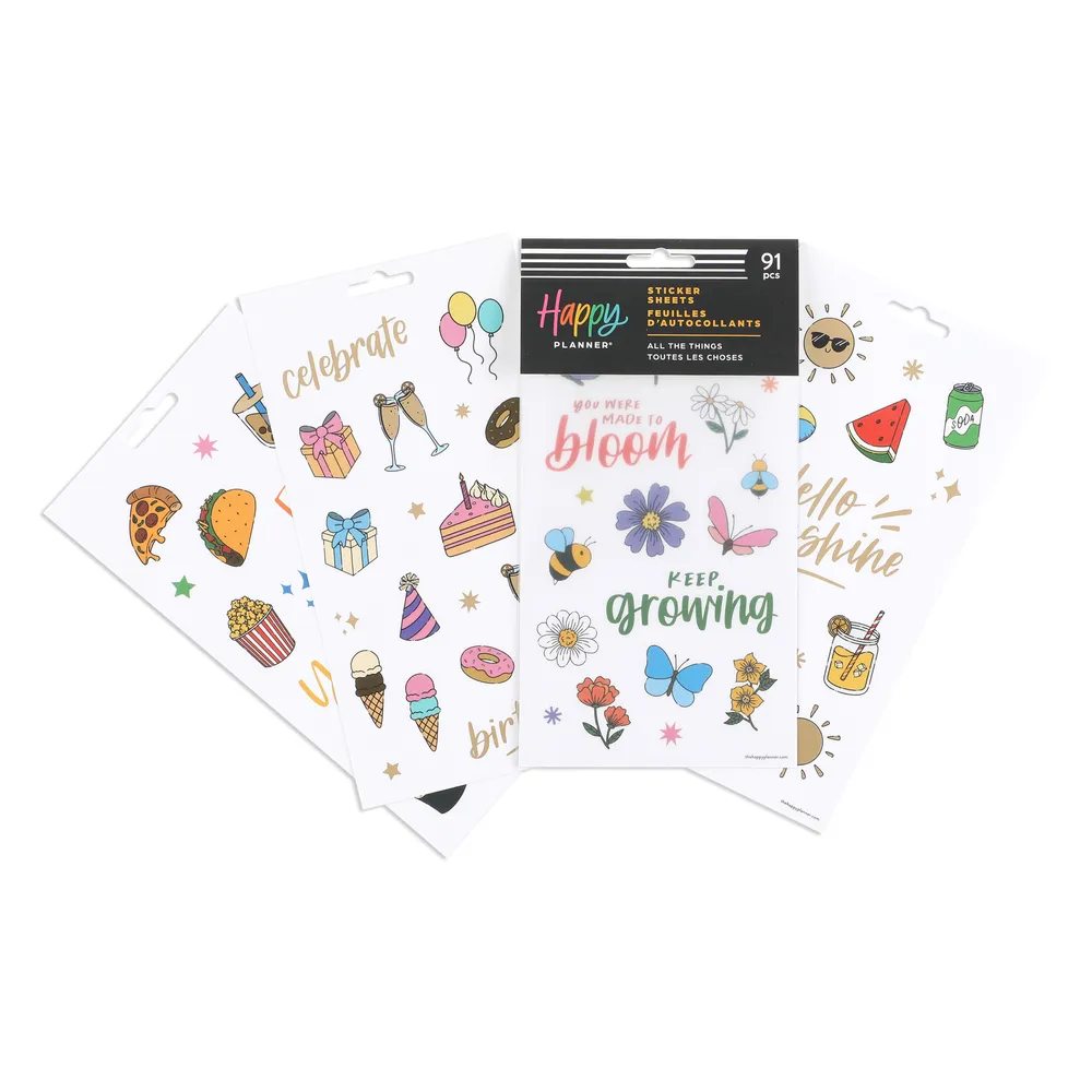 All the Things Icons - 5 Sticker Sheets