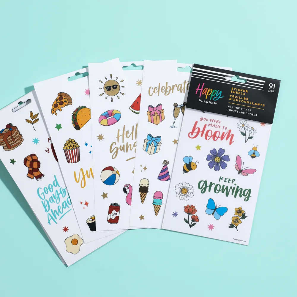 All the Things Icons - 5 Sticker Sheets