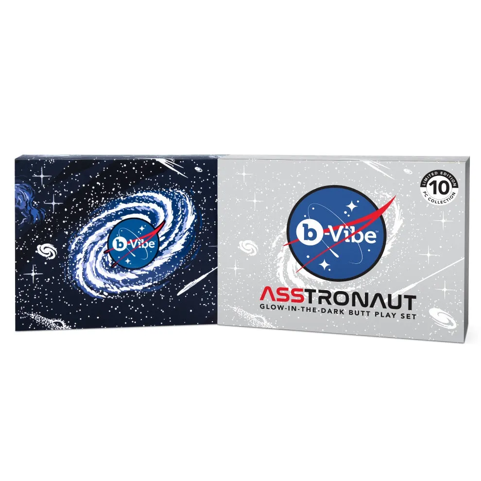 b-Vibe Asstronaut Glow-in-the-dark Butt Play Set