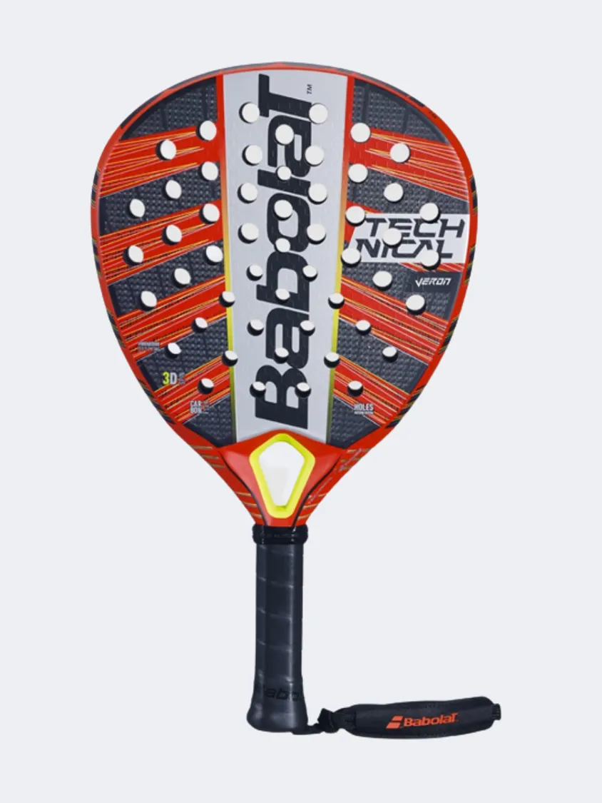 Babolat Technical Veron Padel Racquet Red/Black/White
