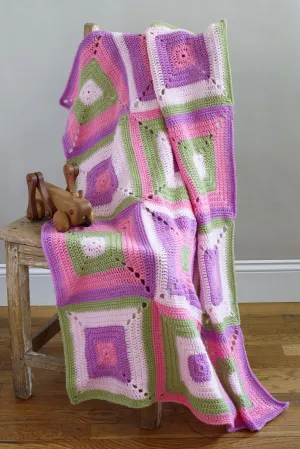 Baby Blocks Throw Pattern (Crochet)
