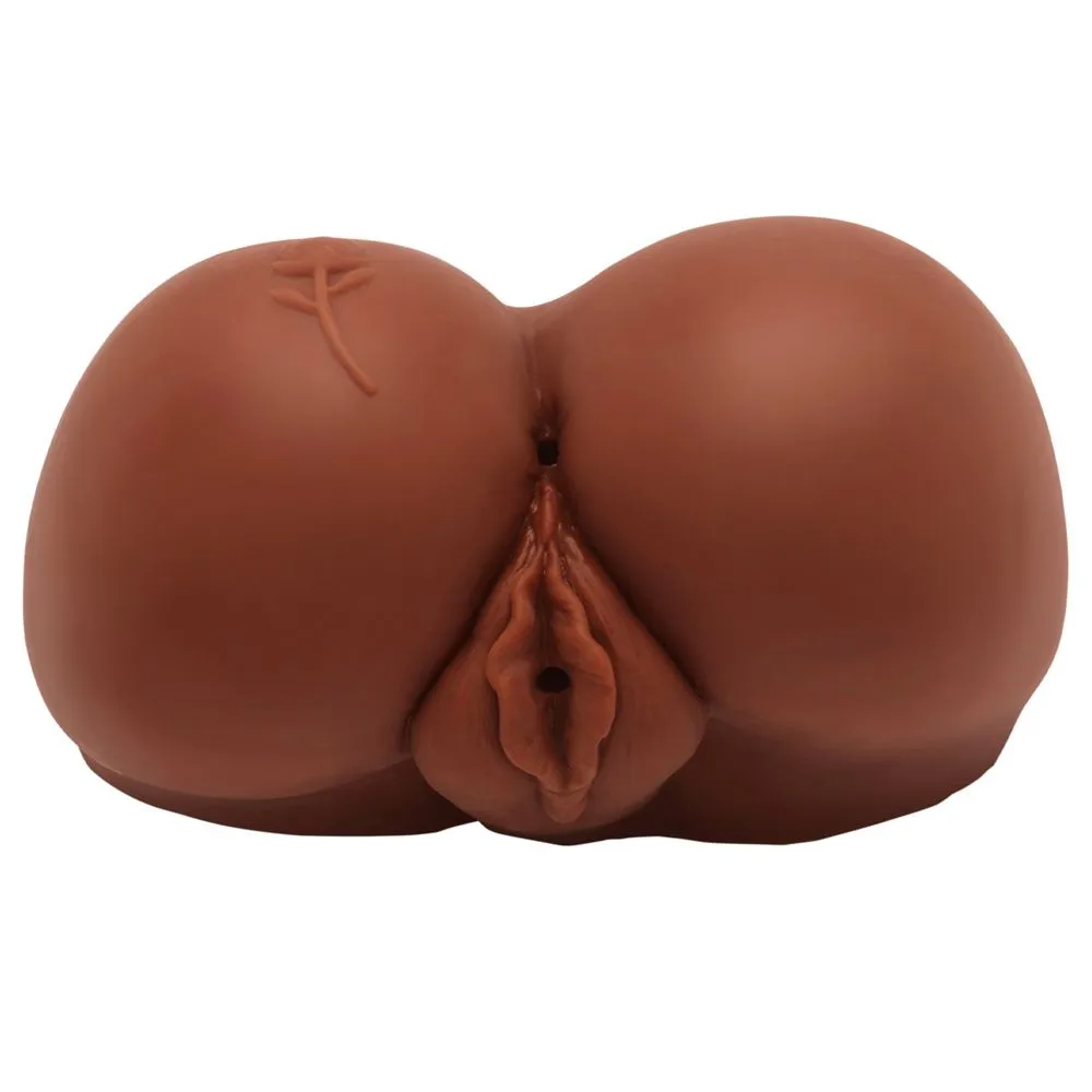 Bangers Big Ass Banger Vibrating Masturbator Brown
