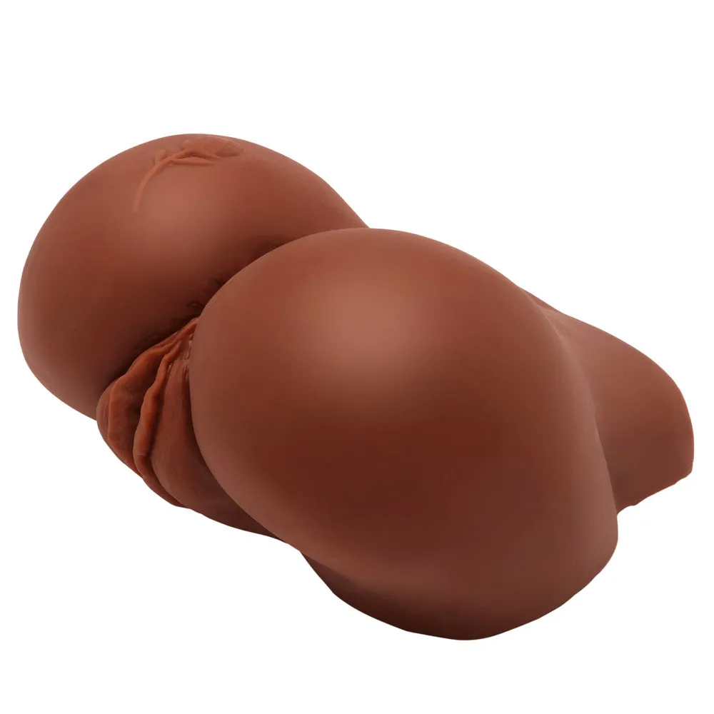 Bangers Big Ass Banger Vibrating Masturbator Brown