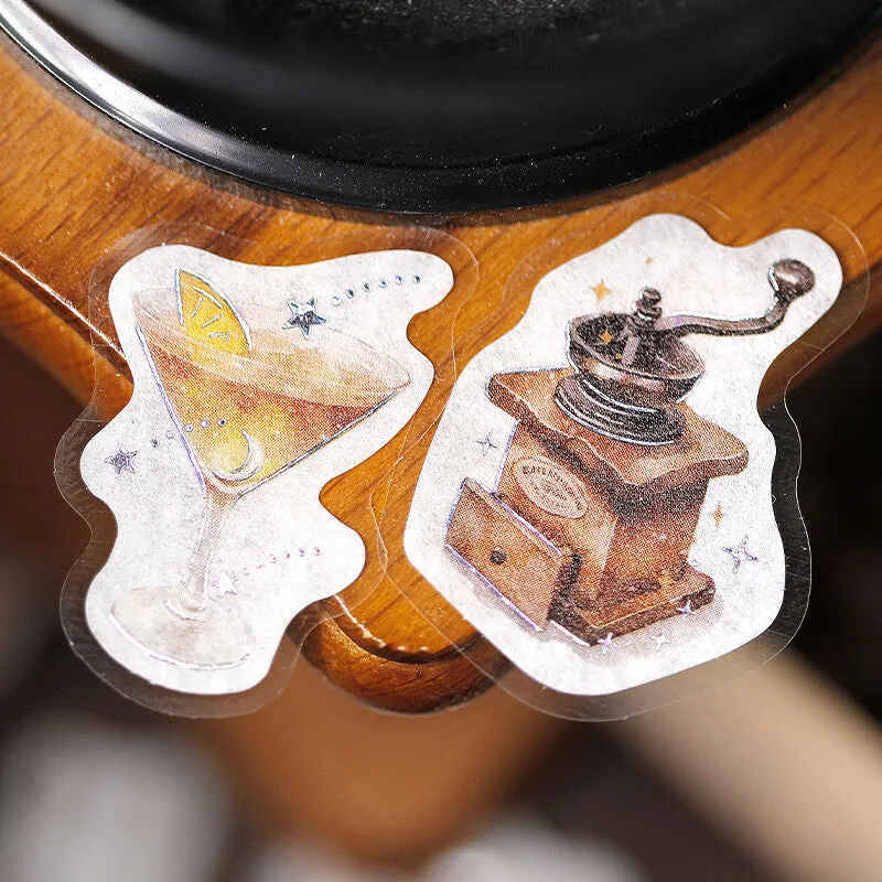 BGM Foil Stamping Flake Seal: Cafe Alamode a Space - The Starry Glow of Dusk