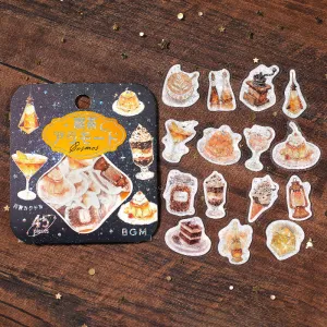 BGM Foil Stamping Flake Seal: Cafe Alamode a Space - The Starry Glow of Dusk