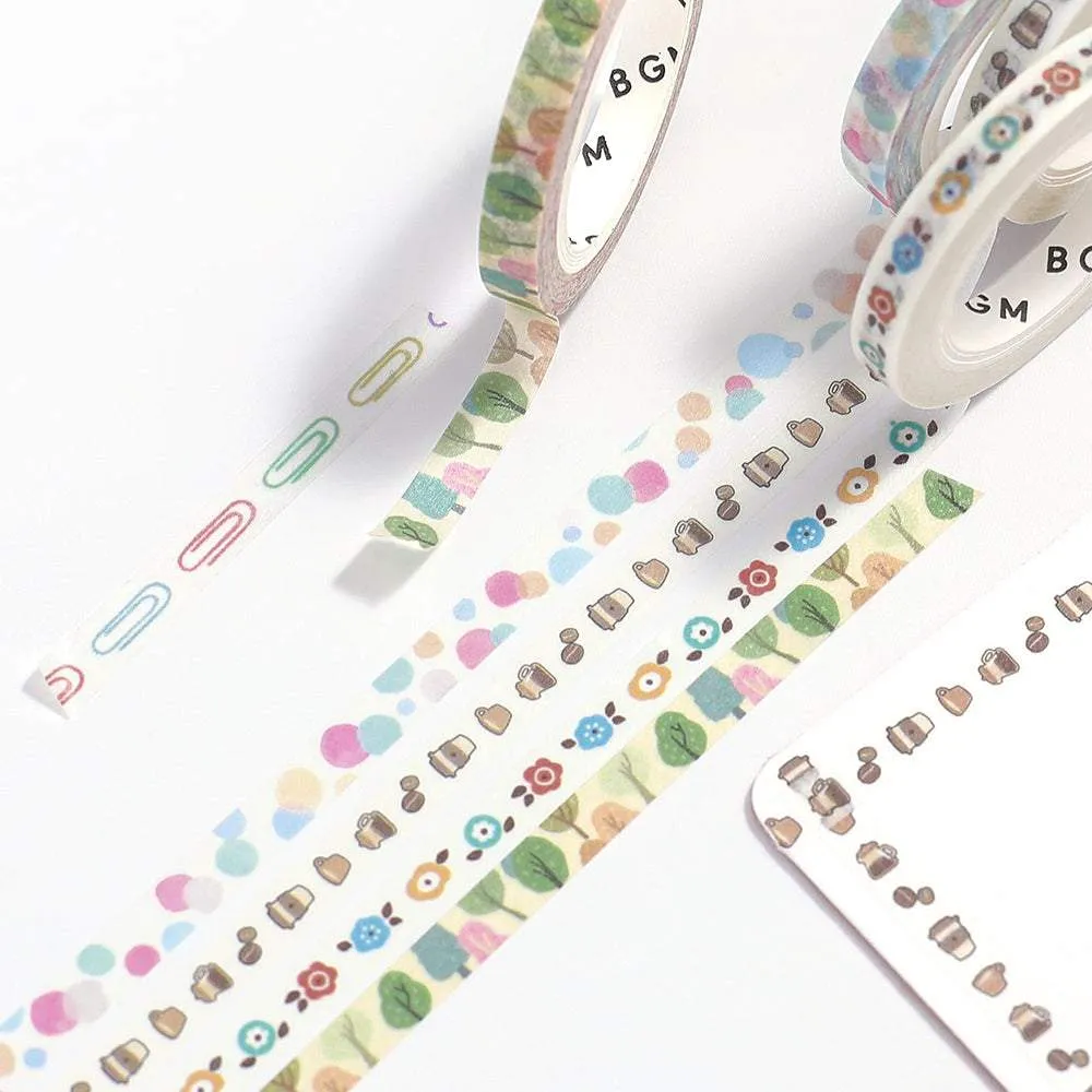 BGM Foil Stamping Masking Tape: Life - Colorful Polka Dots