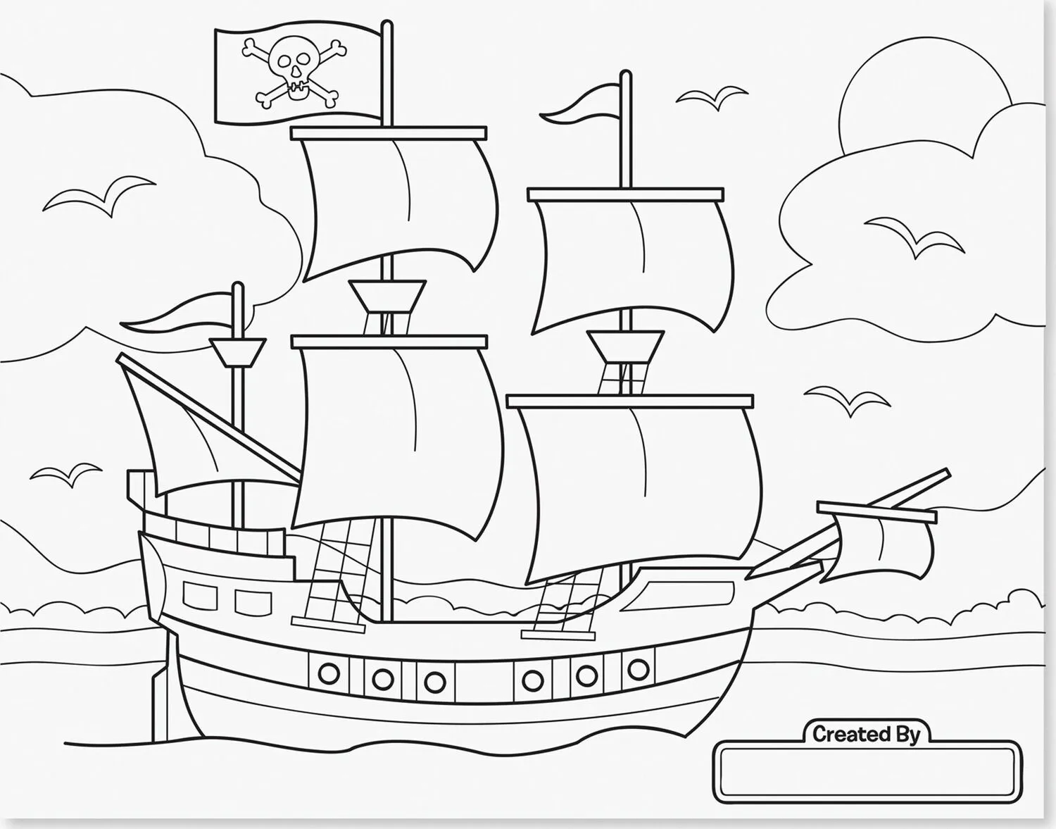 Blue Jumbo Coloring Pad