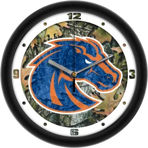 Boise State Wall Clock - Camo