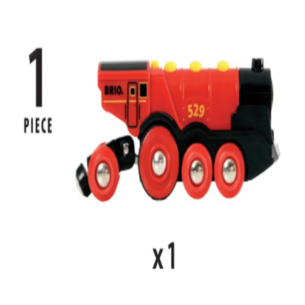 BRIO B/O - Mighty Red Action Locomotive 33592