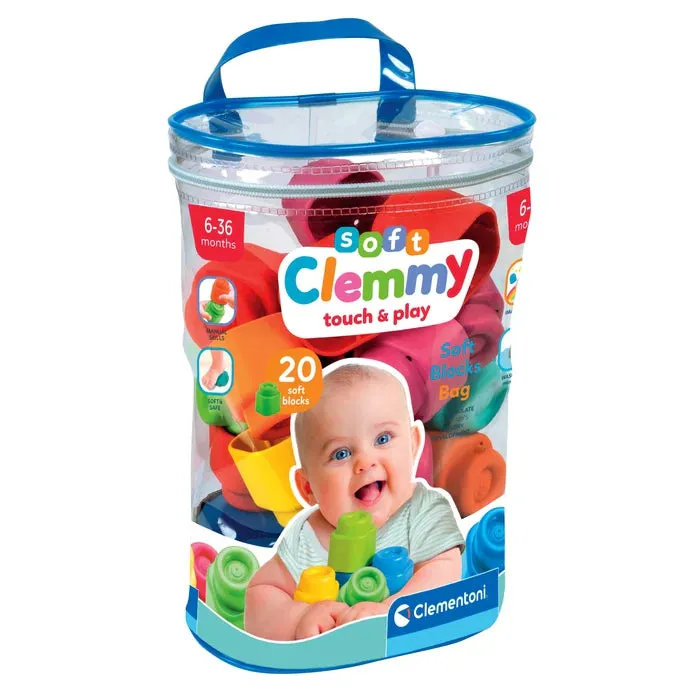 Clemmy Touch & Play 20-Piece Block Bag