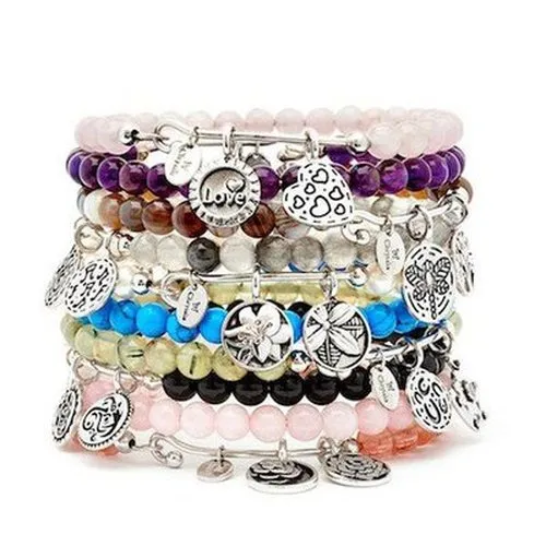 Cloudy Quartz Festival Bangle