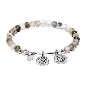 Cloudy Quartz Festival Bangle