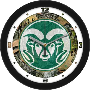 Colorado State Wall Clock - Camo