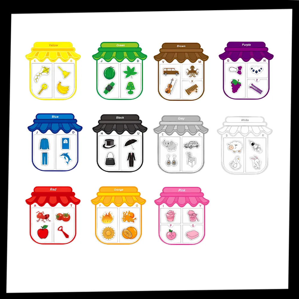 Colorful Educational Magnets