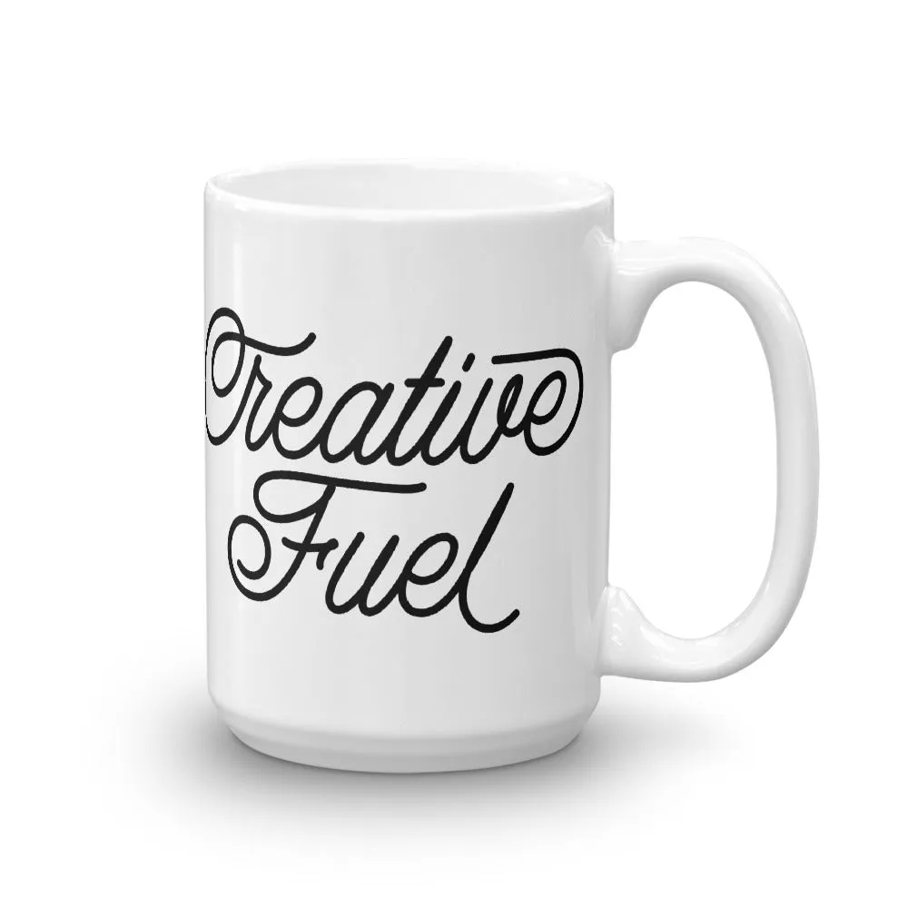 Creative Fuel White Glossy Mug
