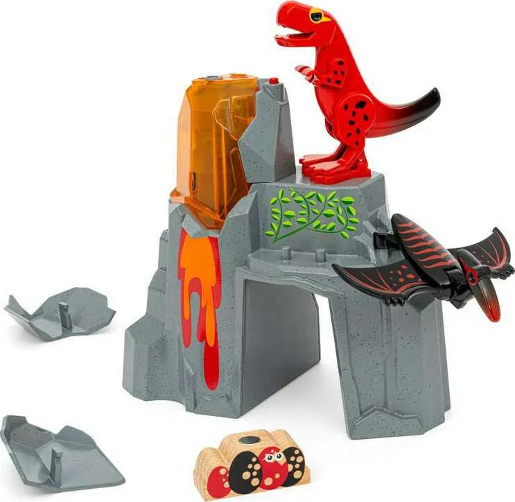 Dinosaur Erupting Volcano