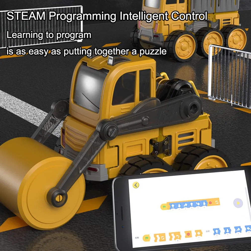 DIY Programming Magnetic Truck with Remote Control Toy