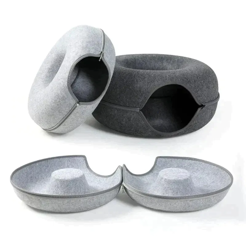 Donut Cat Tunnel Bed