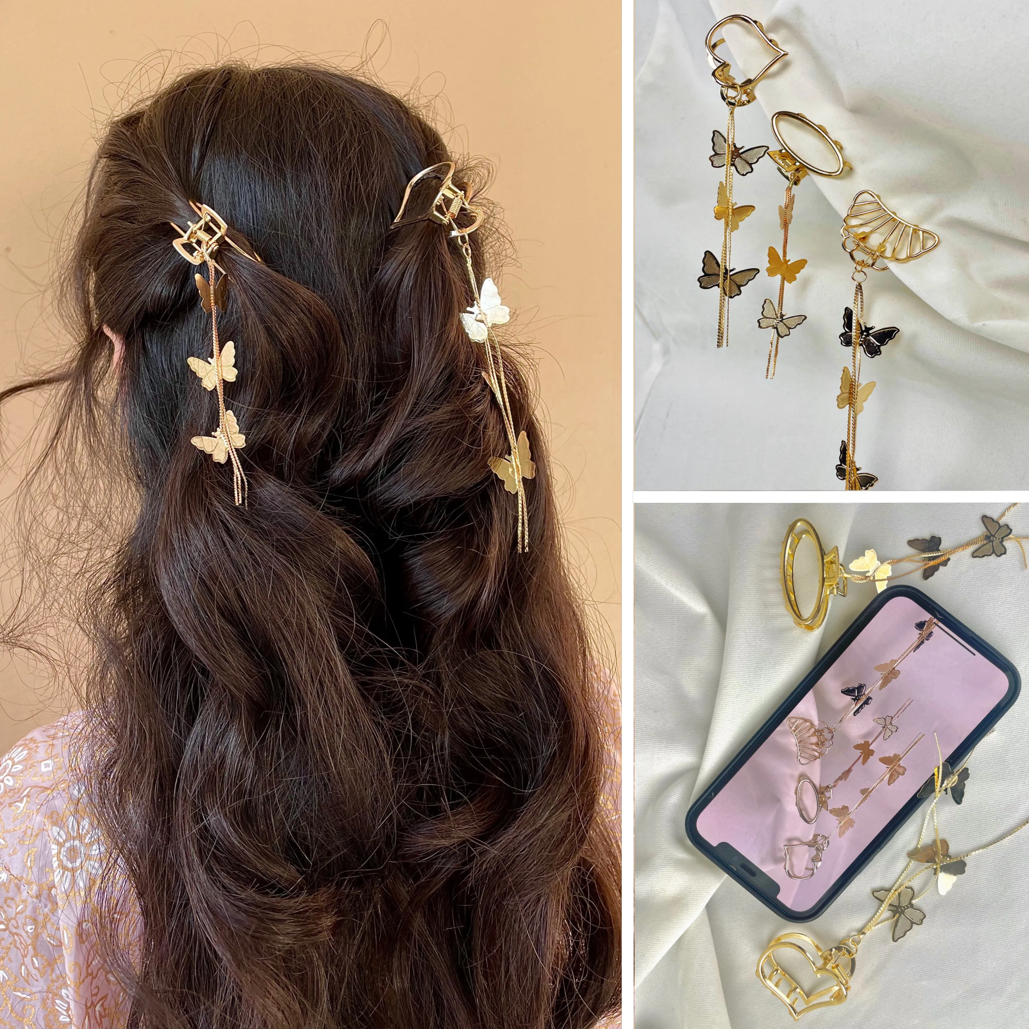 Enchanted Garden  | Pack of 3 Hair Clips