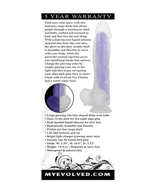 Evolved Luminous Dildo Glow In The Dark