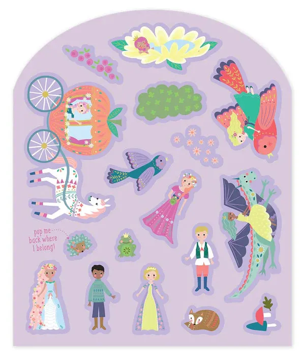 Floss & Rock Stick and Play Reusable Sticker Set - Fairy Tale