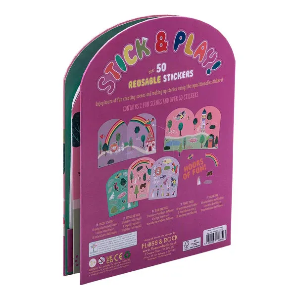Floss & Rock Stick and Play Reusable Sticker Set - Fairy Tale