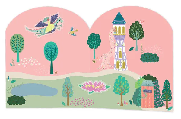 Floss & Rock Stick and Play Reusable Sticker Set - Fairy Tale