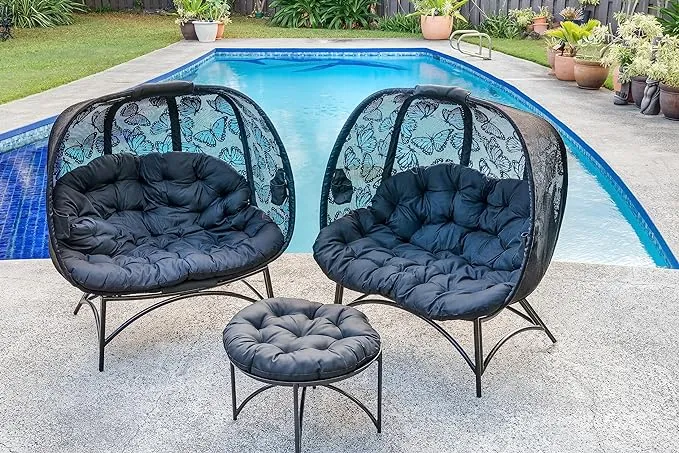 FlowerHouse Cozy Pumpkin Chair Set