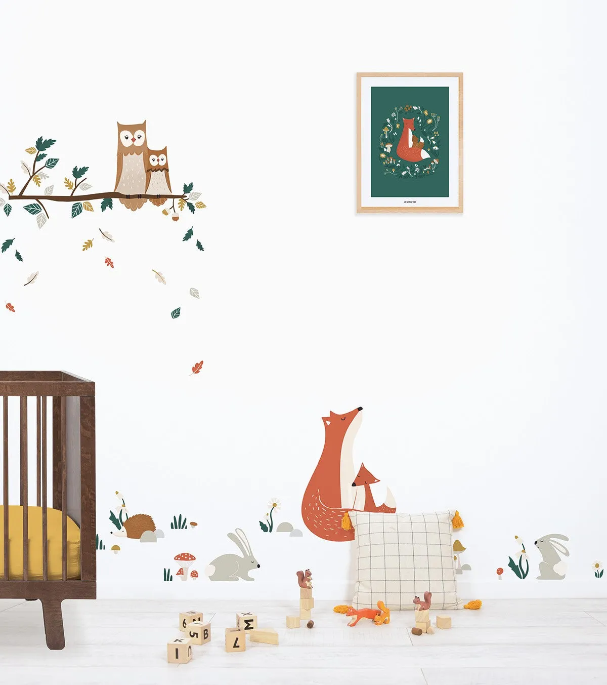 Forest Happiness - Wall Decals Murals - Forest Animals