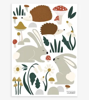 Forest Happiness - Wall Decals Murals - Forest Animals