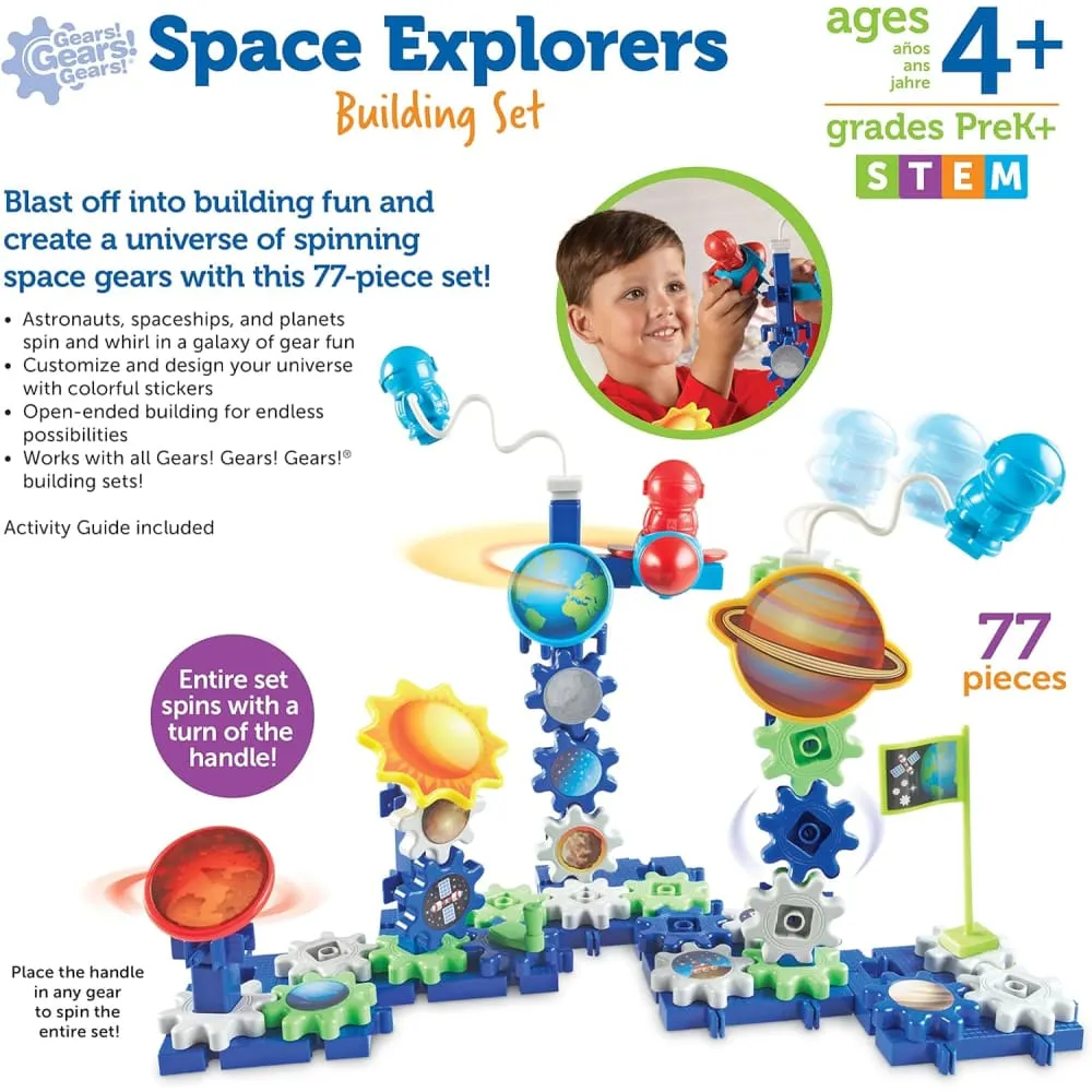 Gears Gears Gears Space Explorers Building Set