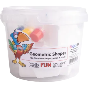 Geometric Shapes With Paint & Brush