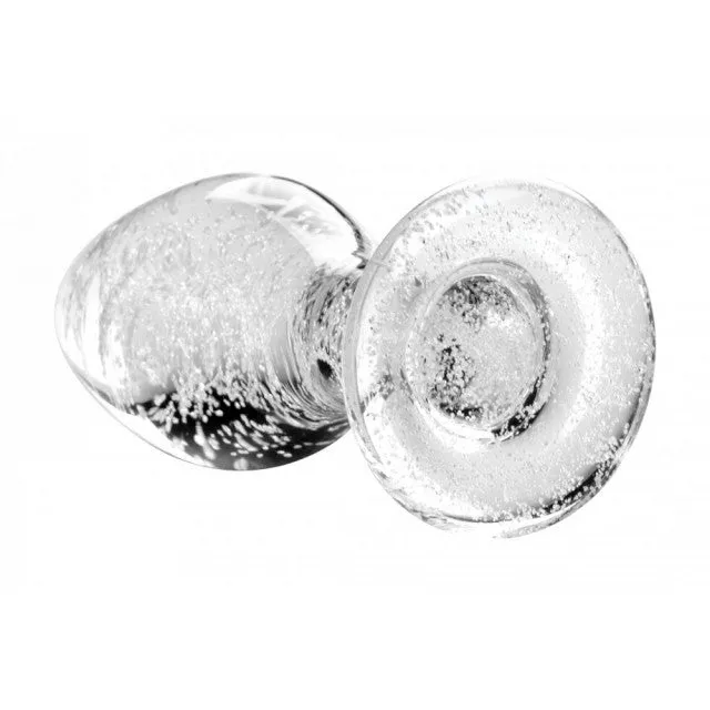 Glow-In-The-Dark Glass Anal Plug