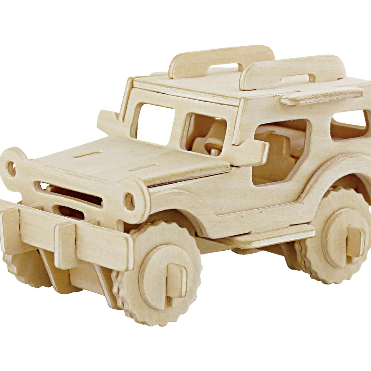 Hands Craft DIY 3D Wooden Puzzle 6 ct, Military Vehicles-JP2B6