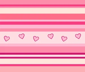 Hearts Stripe | Lovestruck Unicorns