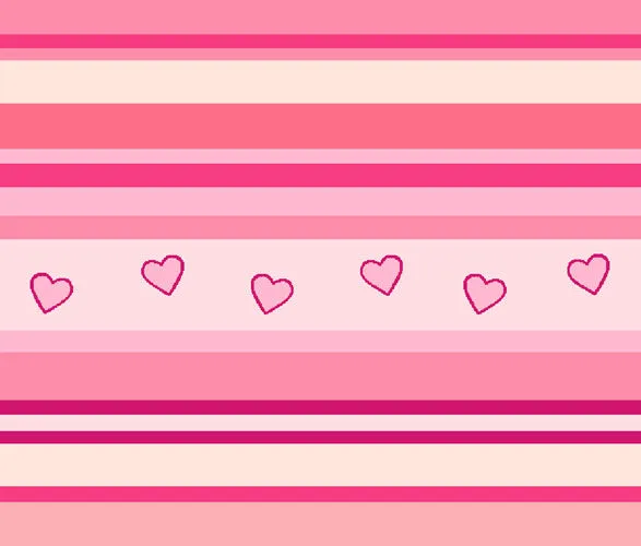 Hearts Stripe | Lovestruck Unicorns