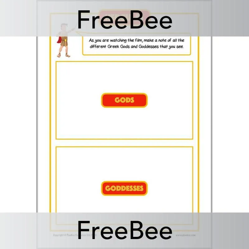 Hercules Activity Sheets