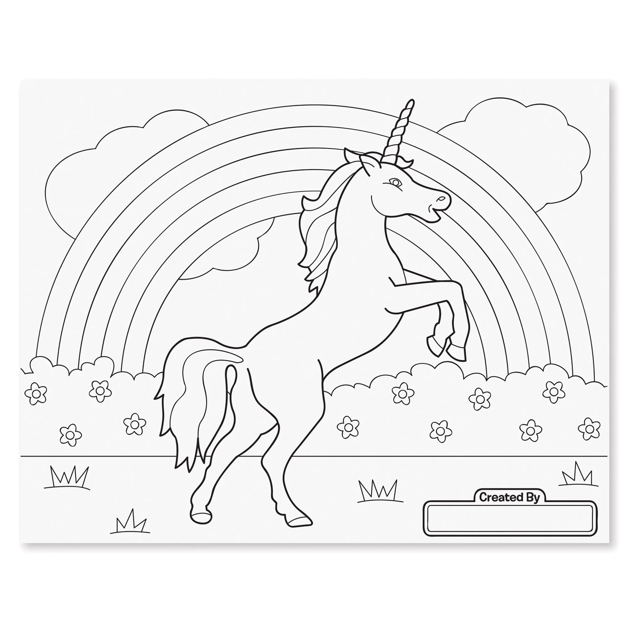 Jumbo Coloring Pad - Pink 11" x 14"