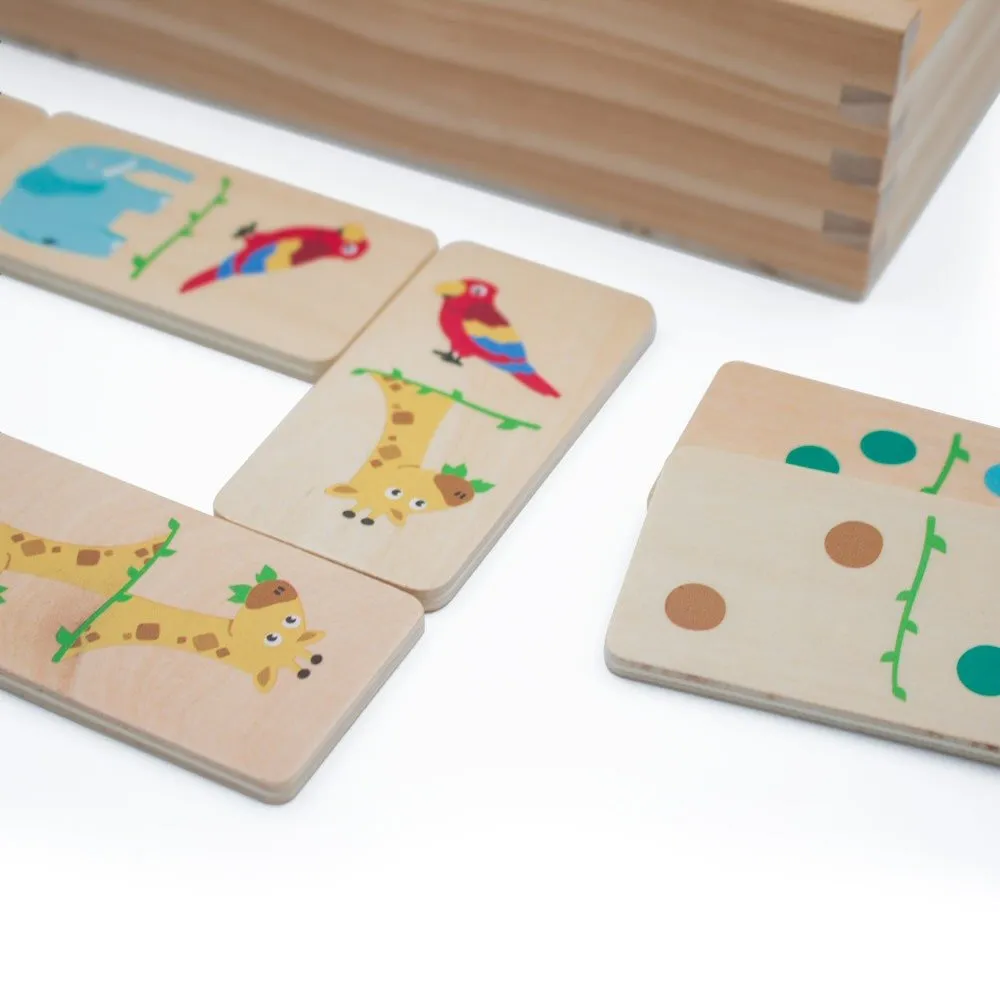 Jumini 19cm Safari Dominoes