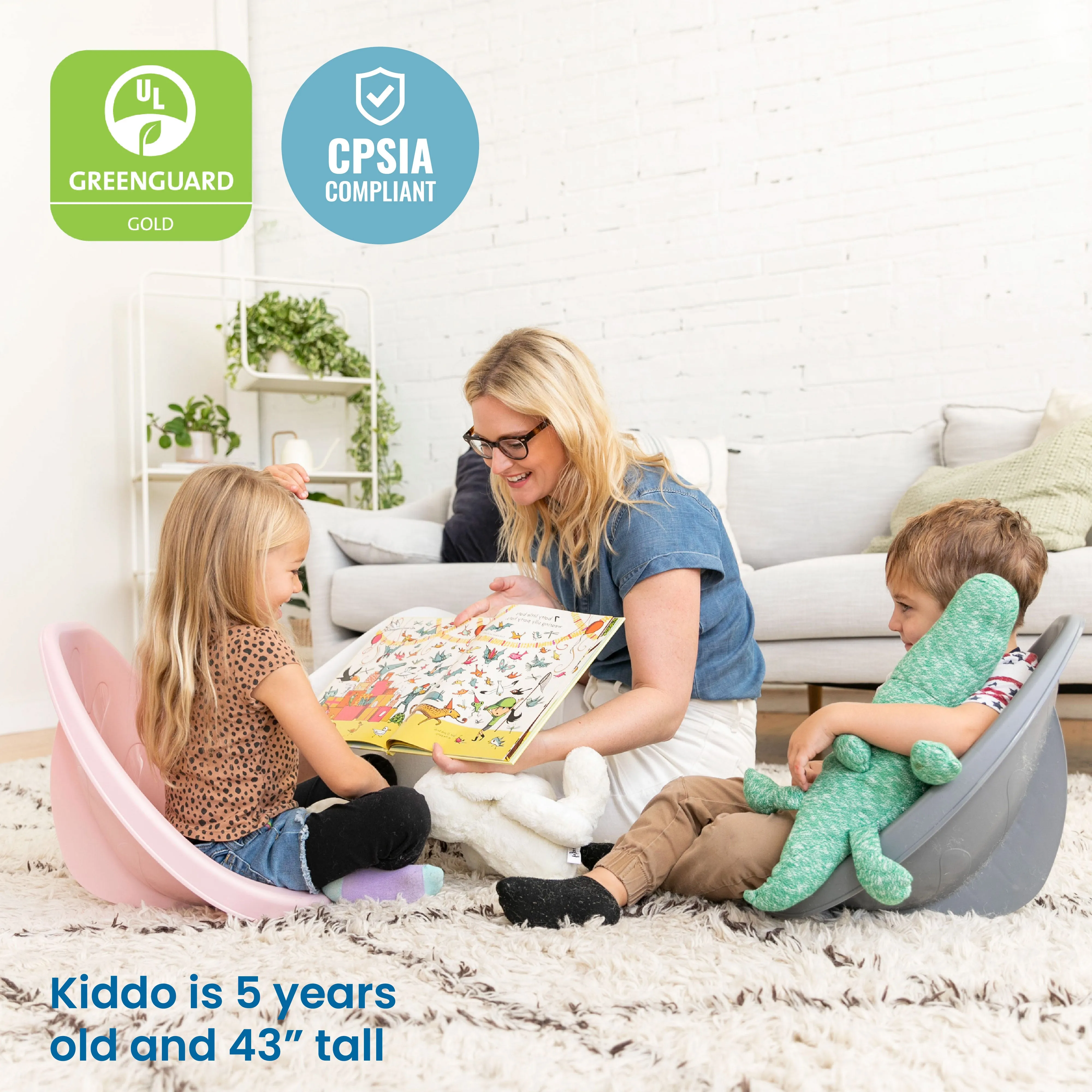 Leaf Floor Seat, Rocker Chair, 6-Piece