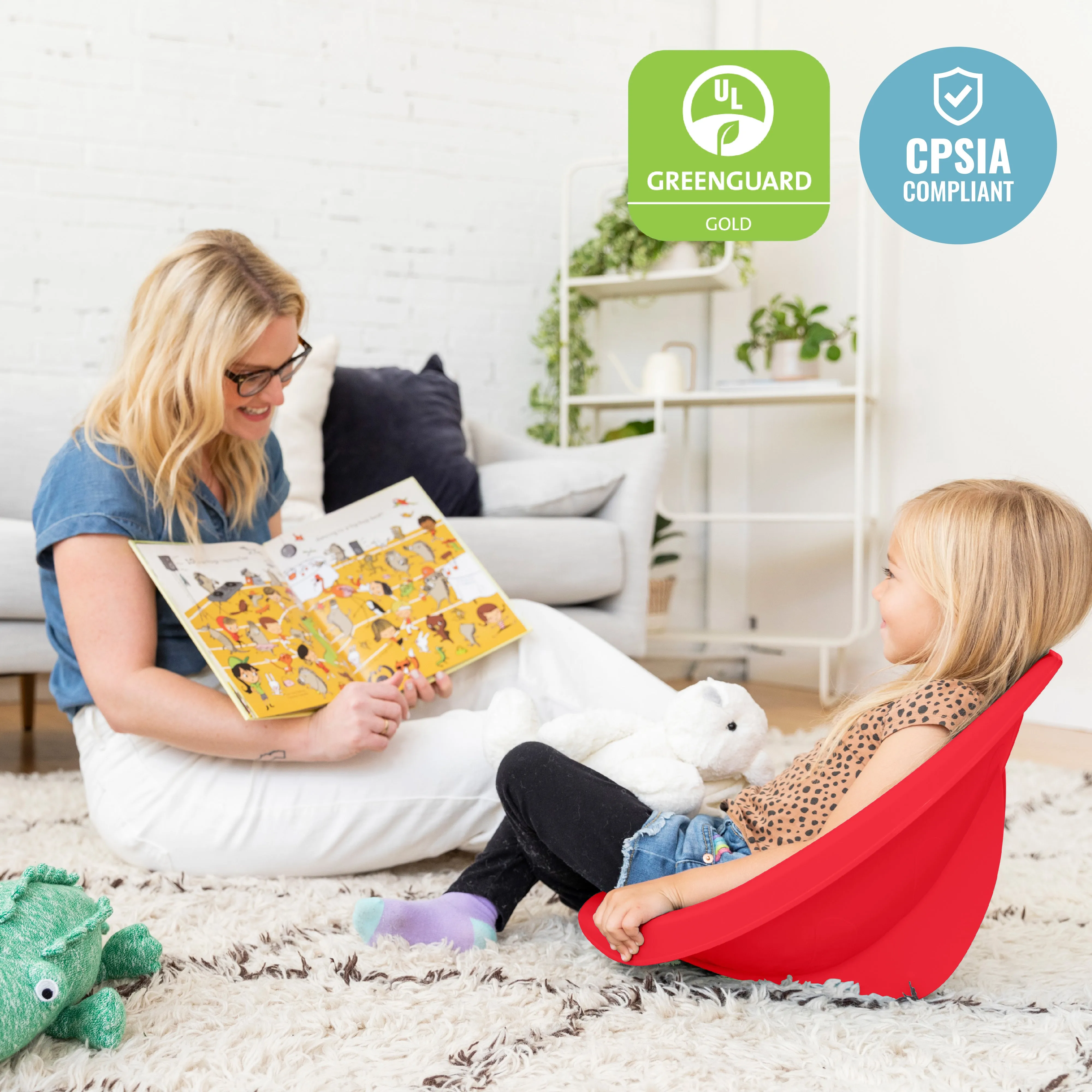 Leaf Floor Seat, Rocker Chair, 6-Piece